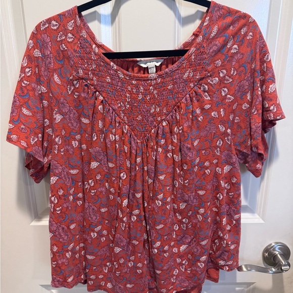 Lucky Brand floral top size XL - Picture 1 of 2
